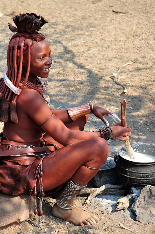 157 Opuwo Himba Village Porridge